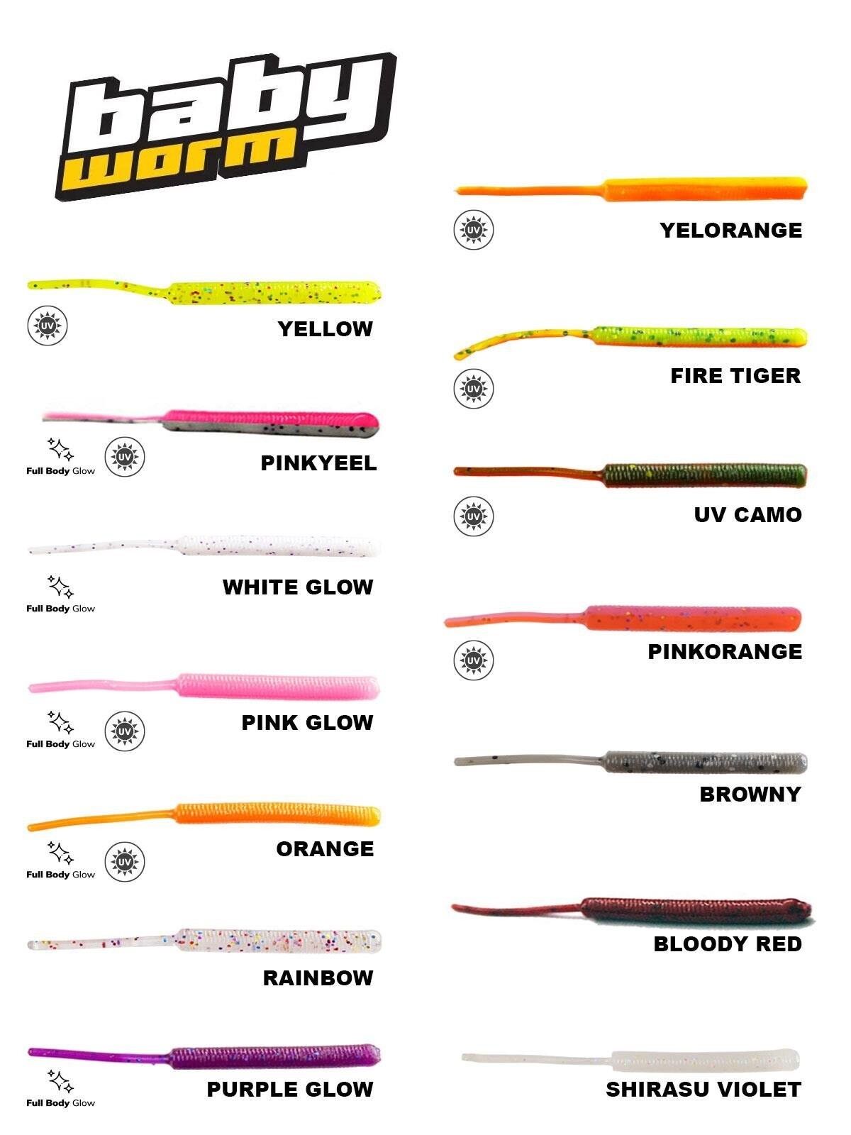 Fujin Baby Worm 5.2 Cm Floating LRF Silikonu