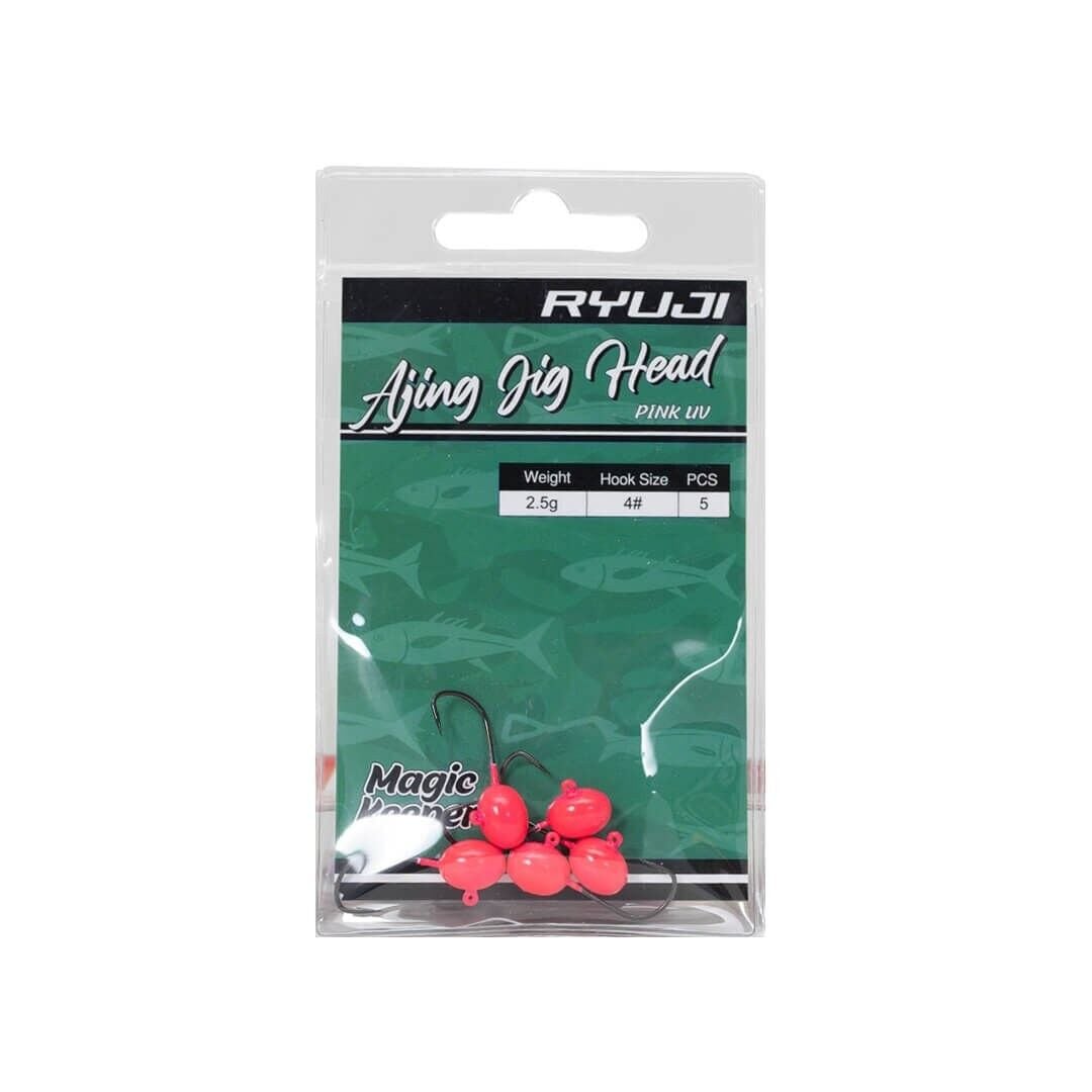 Ryuji Ajing Pink Glow Jig Head