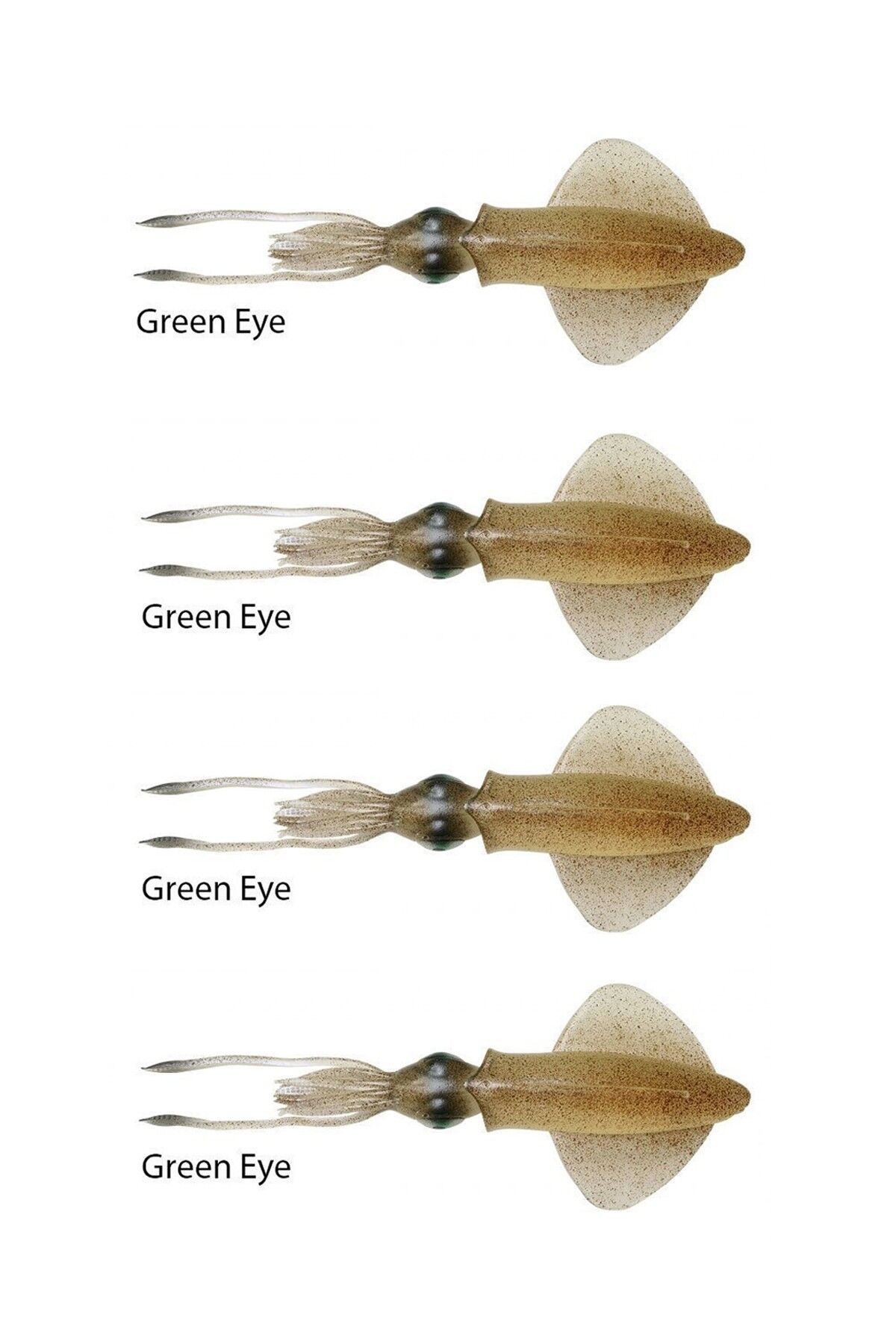 Savage Gear Swim Squid 9.5 Cm 5 Gr Suni Yem Green Eye