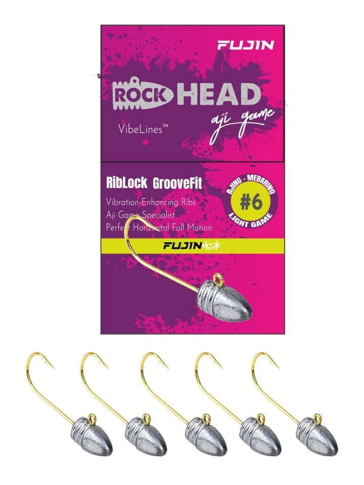 Fujin Rock-Head 6 No Aji Game Jighead