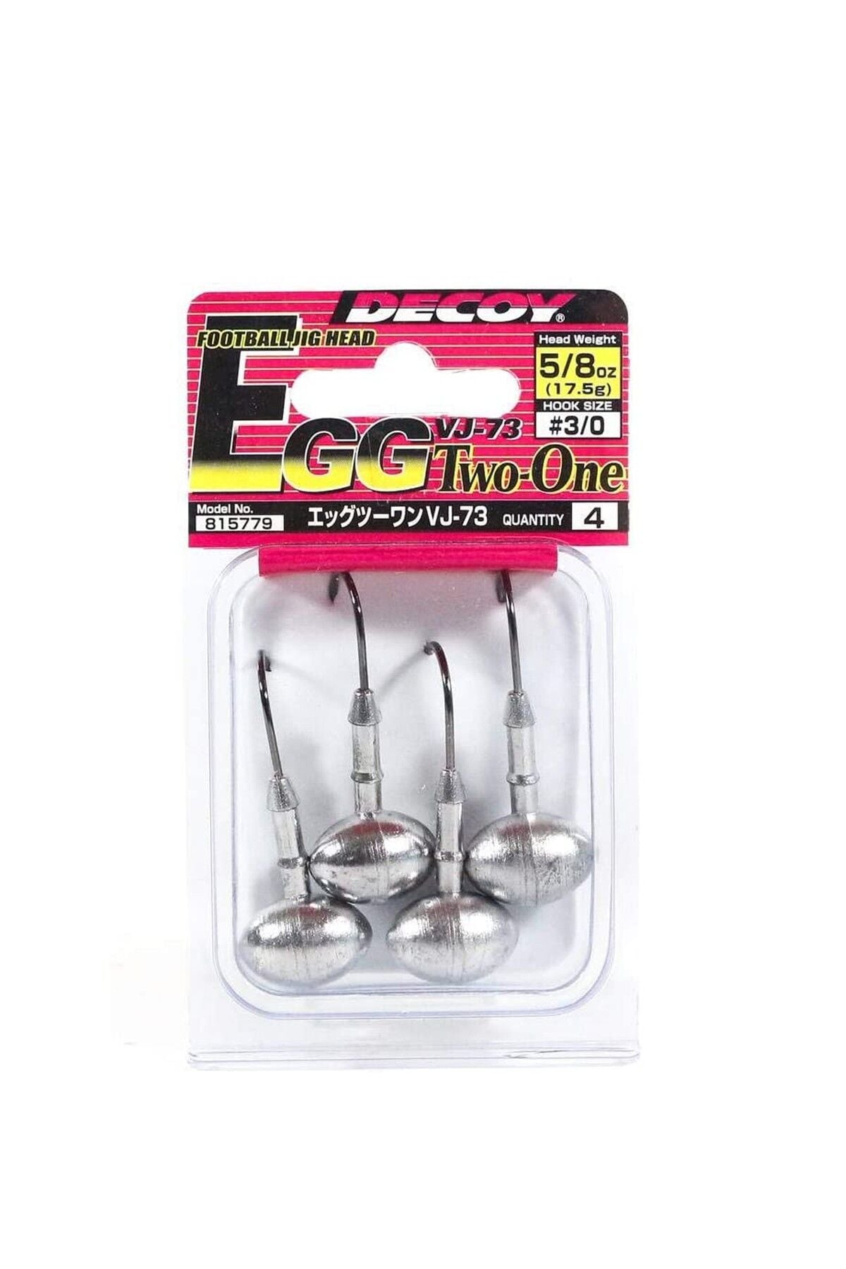 Decoy VJ-73 Egg Two-One Jighead