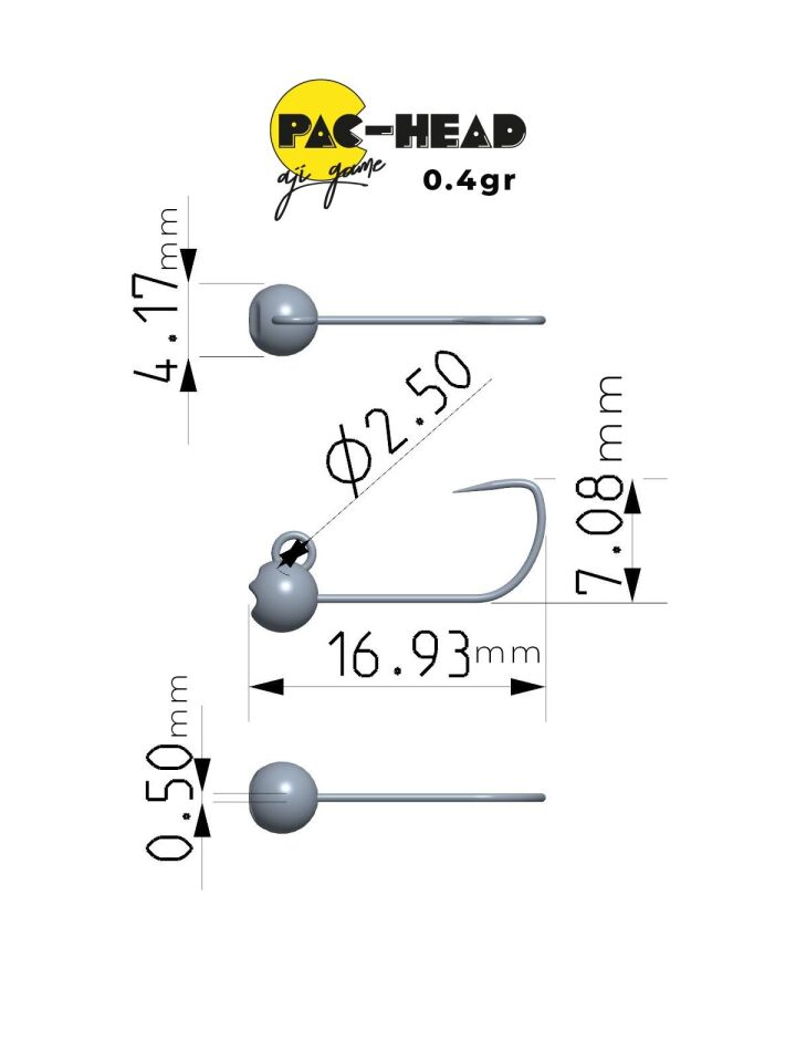 Fujin Pac-Head 10 No Aji Game Jighead