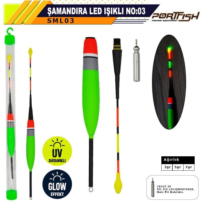 Portfish Şamandıra Led Işıklı No:03