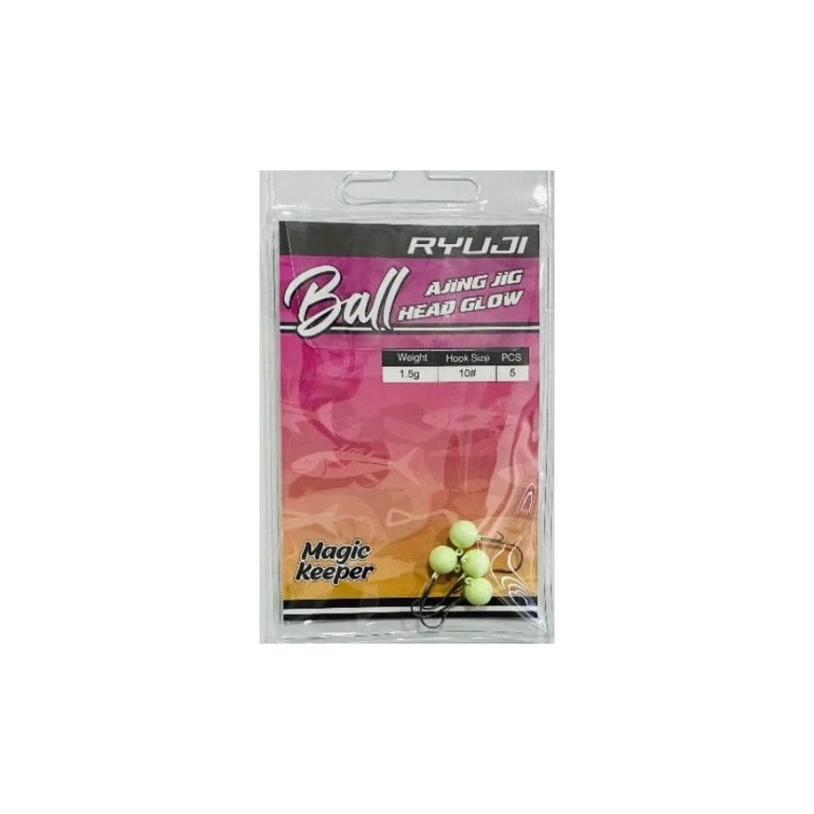 Ryuji Ball Ajing (Glow) Jighead