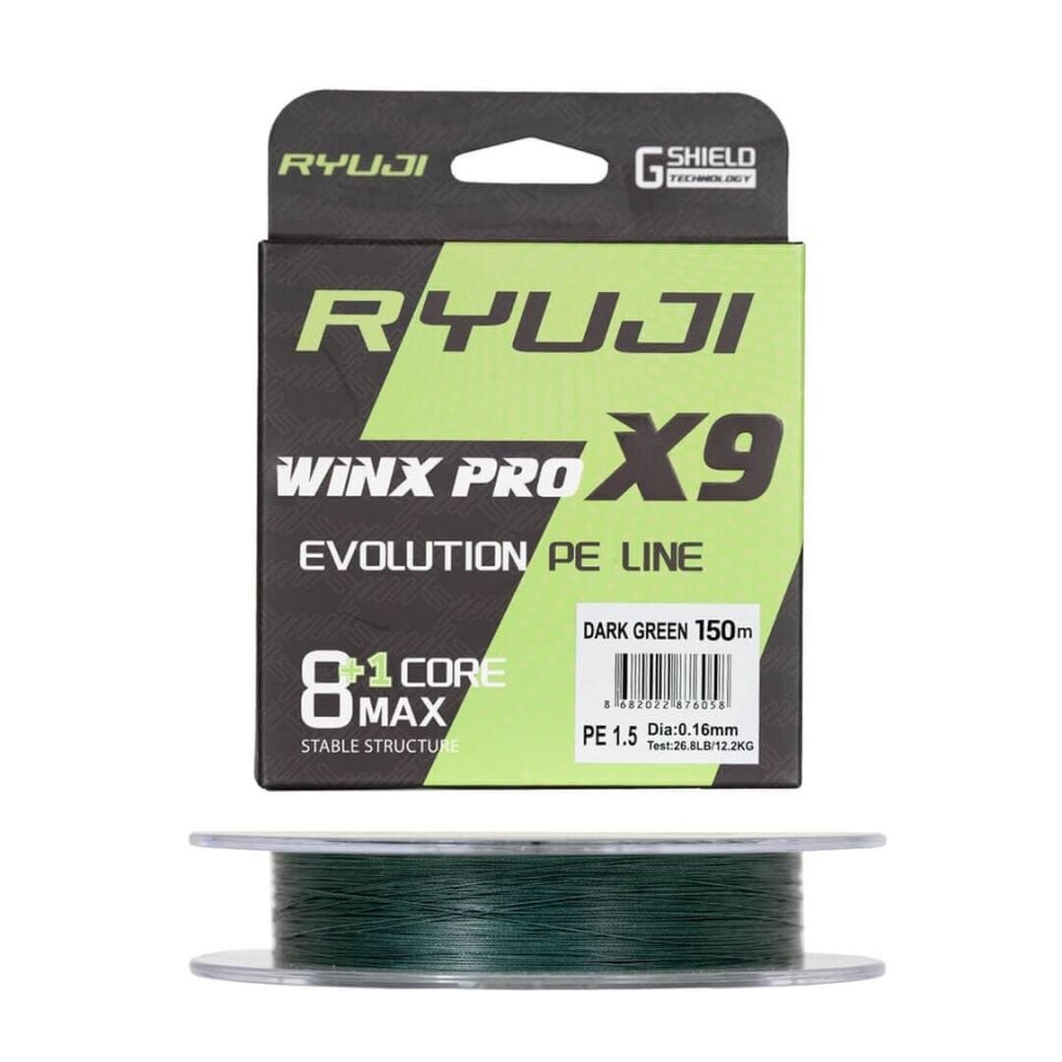 Ryuji Winx Pro x9 150 Mt Dark Green İp Misina