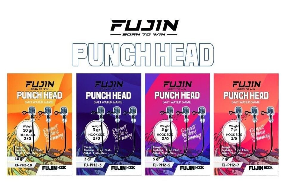 Fujin Punch Head Jighead FJ-PH No: 2/0