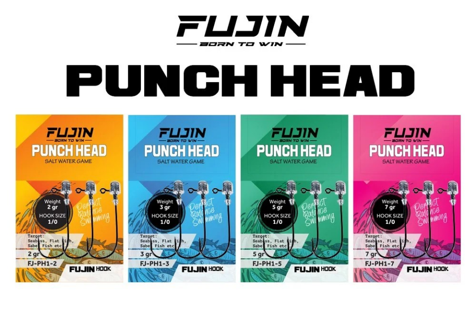 Fujin Punch Head Jighead FJ-PH No: 1/0