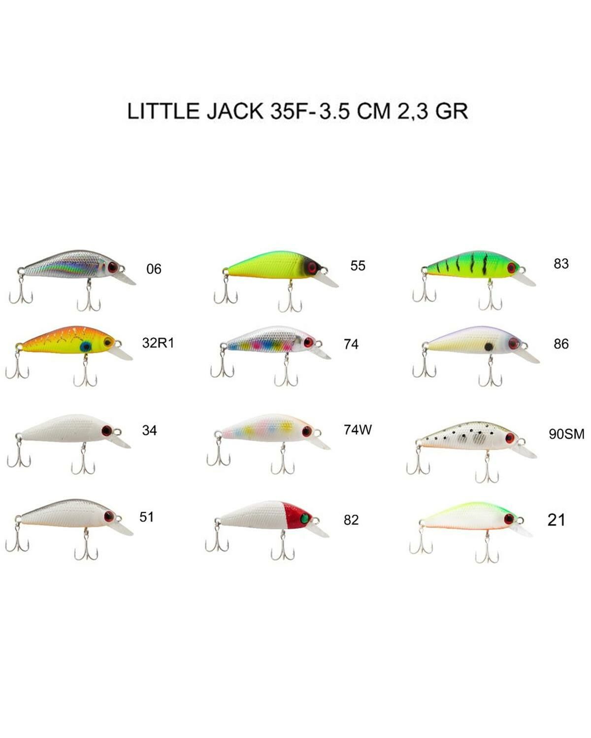 River Little Jack 35 F 3,5 Cm 2,3 Gr Sahte Balık
