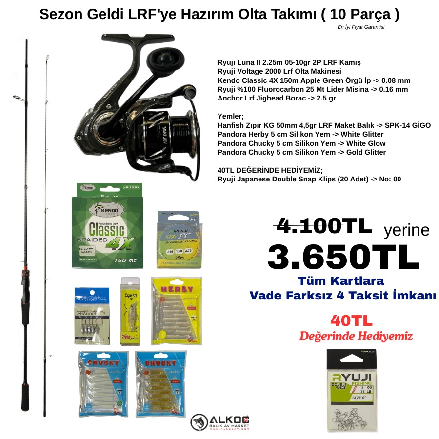 Sezon Geldi LRF'ye Hazırım Olta Takımı ( 10 Parça )