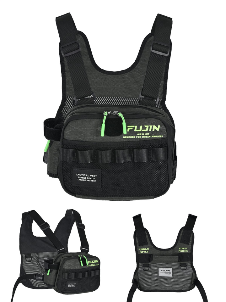 Fujin Tactical Vest Khaki Balıkçı Çantası