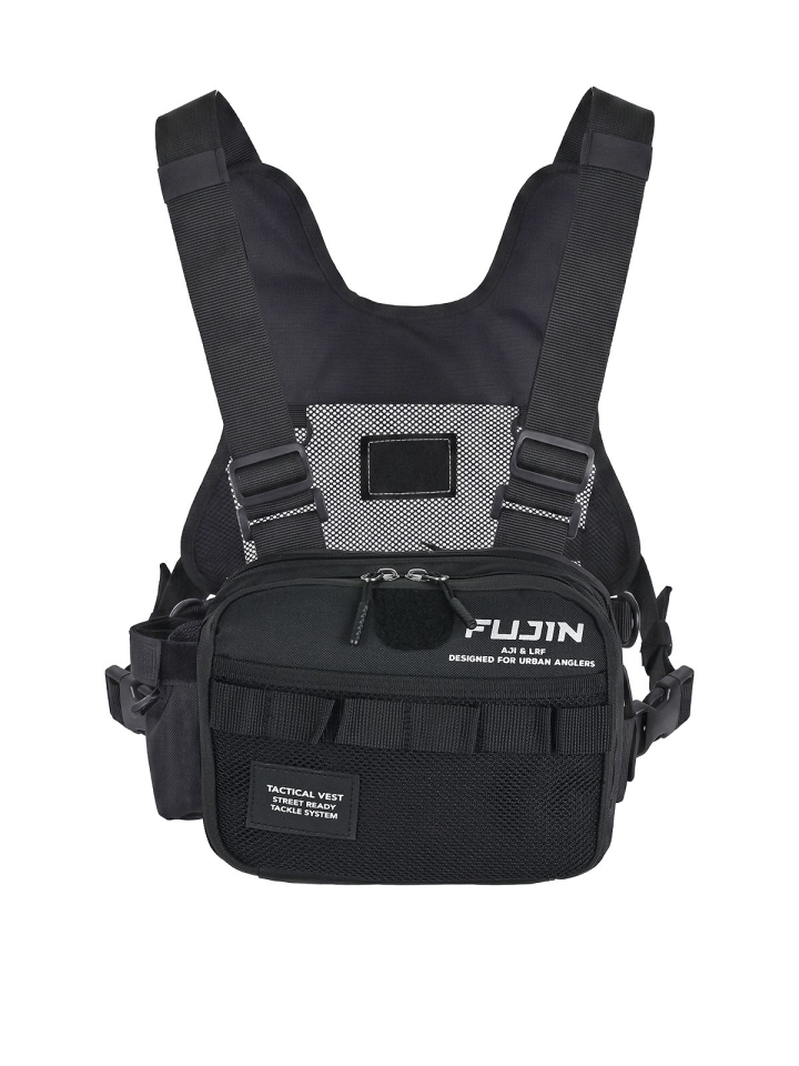 Fujin Tactical Vest Black Balıkçı Çantası