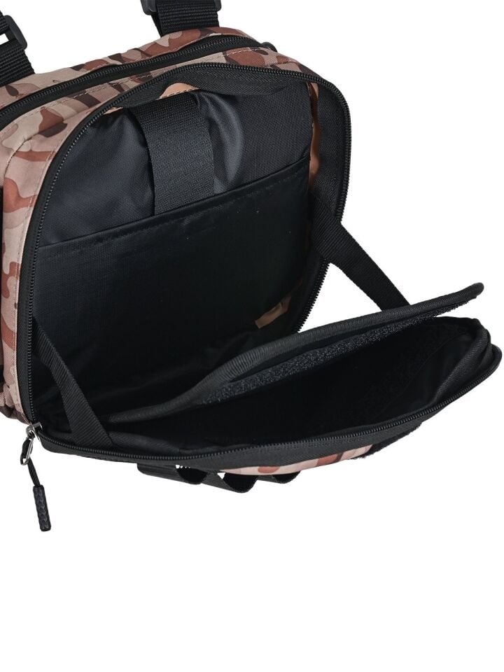 Fujin Tactical Vest Brown Camo Balıkçı Çantası