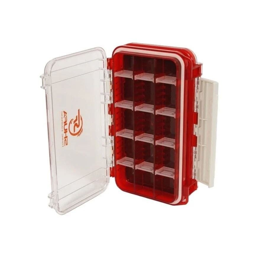 Shufa Contalı Çift Taraflı Eva+Silikon LRF Kutusu Kırmızı