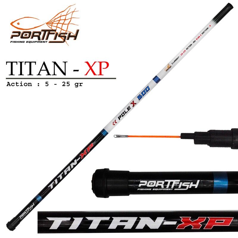 Portfish Titan-Xp Göl Kamışı 5-25 Gr 300 Cm