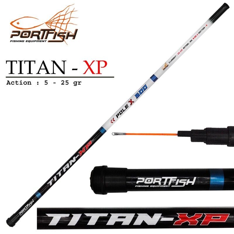 Portfish Titan-Xp Göl Kamışı 5-25 Gr 300 Cm