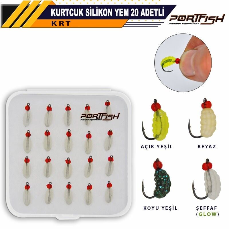 Portfish Kurtcuk Silikon Yem (1 Adet)