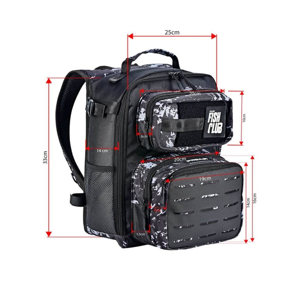 Fujin ProAji Back Pack Brown Camo Balıkçı Sırt Çantası