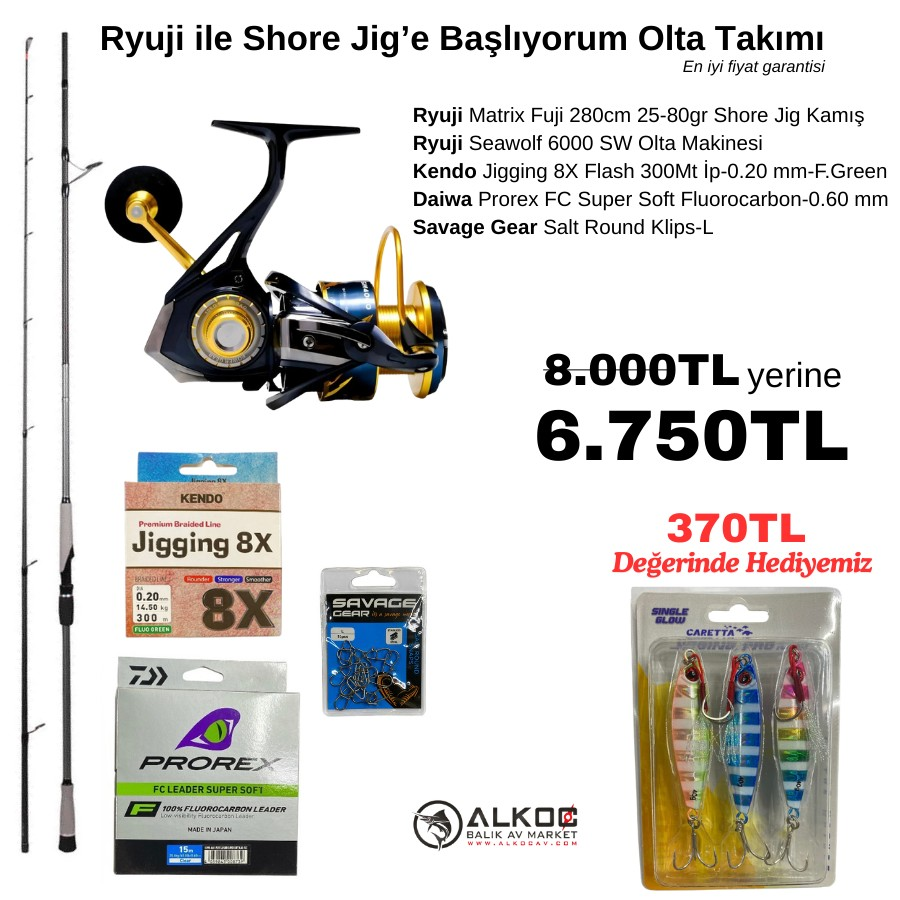 Ryuji ile Shore Jig’e Başlıyorum Olta Takımı
