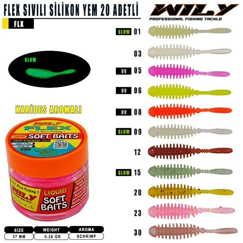 Wily Flex Sıvılı Silikon 37 mm 20 Adetli