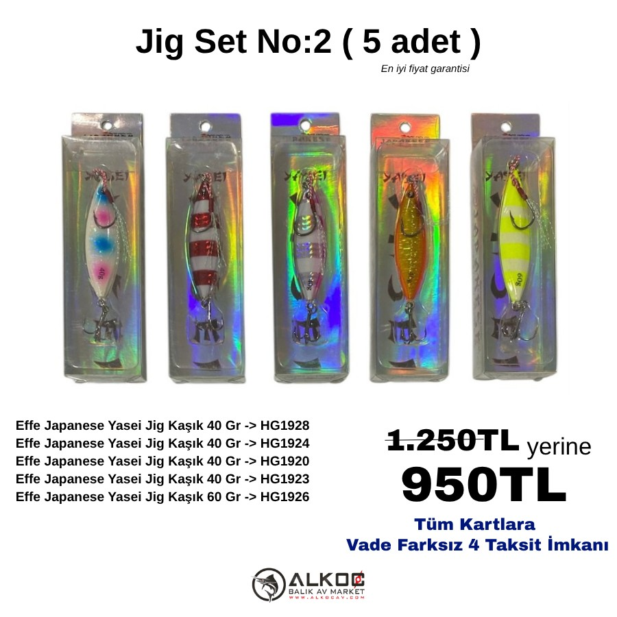 Jig Set No:2 ( 5 Adet )