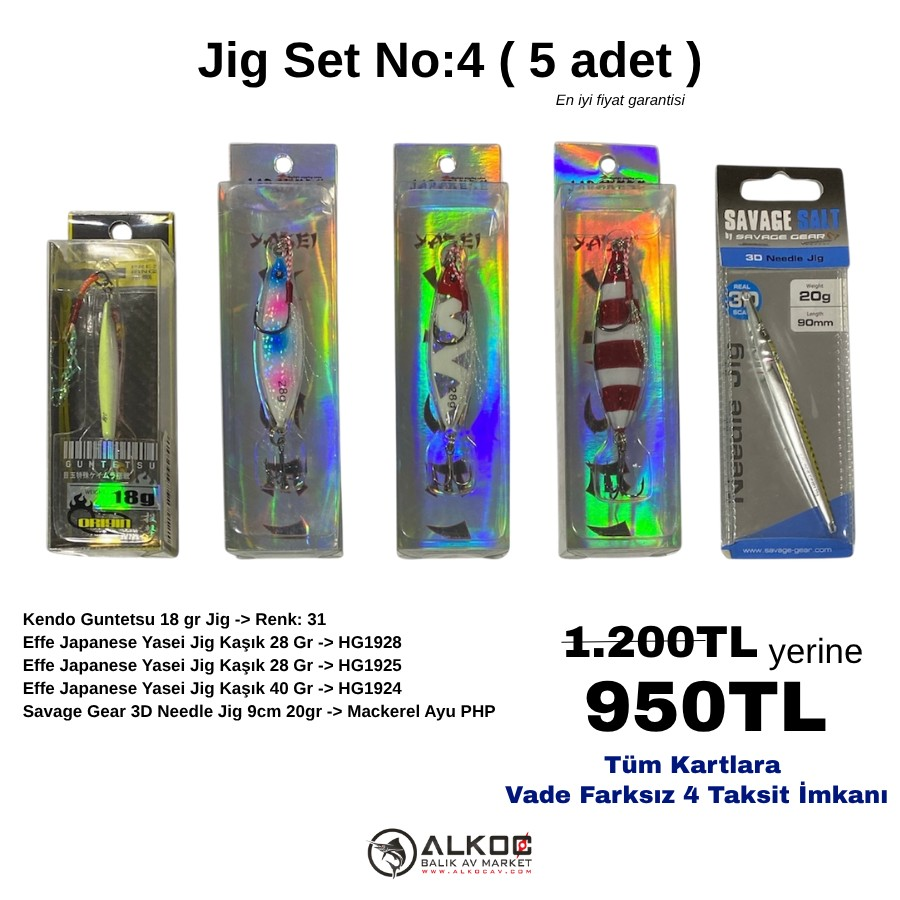 Jig Set No:4 ( 5 adet )