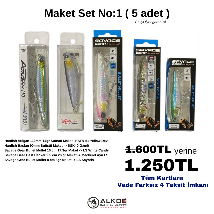 Maket Set No:1 ( 5 Adet )