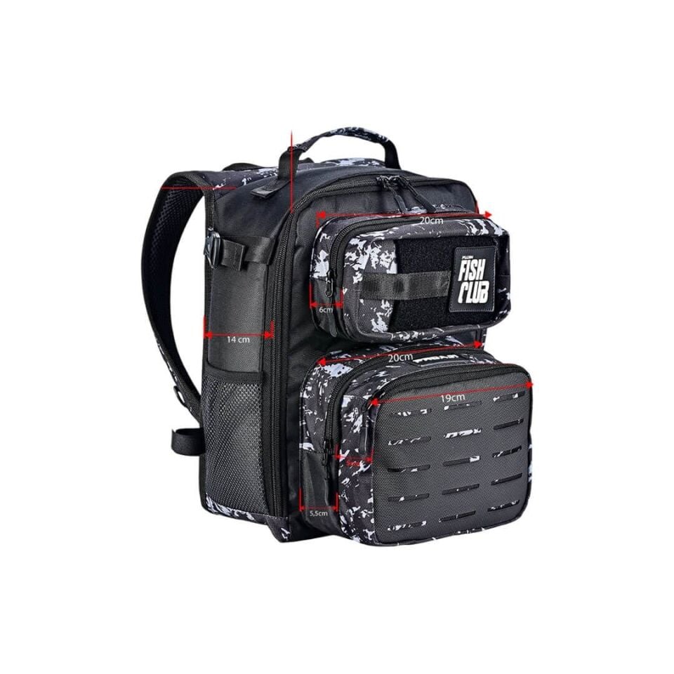 Fujin ProAji Back Pack Lime Camo Balıkçı Sırt Çantası