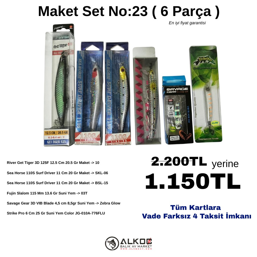 Maket Set No:23 ( 6 Parça )