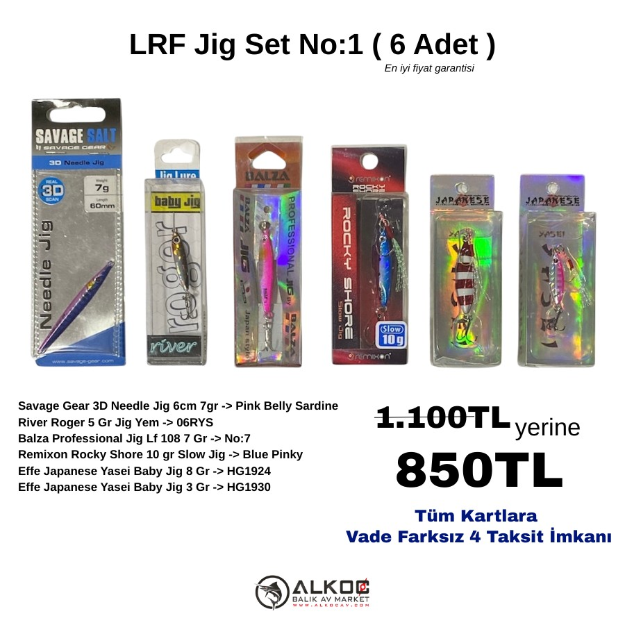 LRF Jig Set No:1 ( 6 Adet )