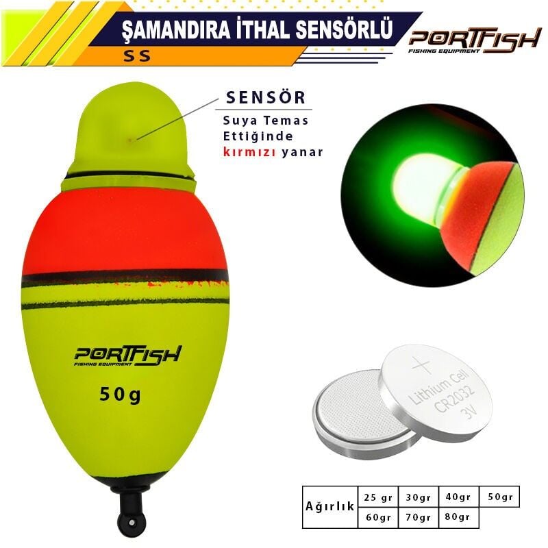 Portfish Şamandıra İthal Işıklı Sensörlü