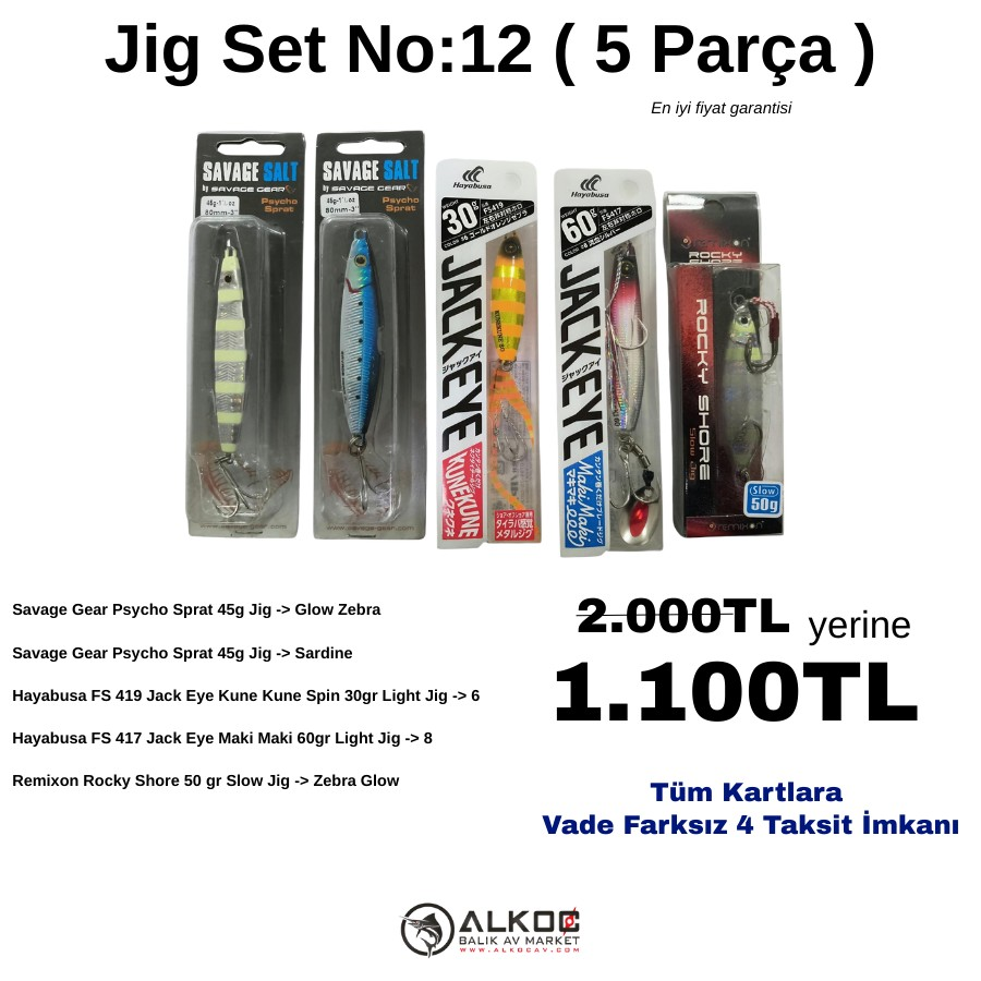 Jig Set No:12 ( 5 Parça )