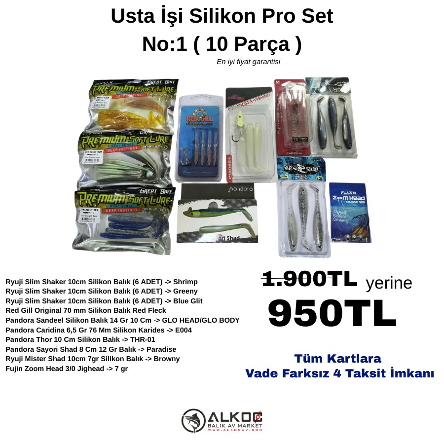 Usta İşi Silikon Pro Set No:1 ( 10 Parça )