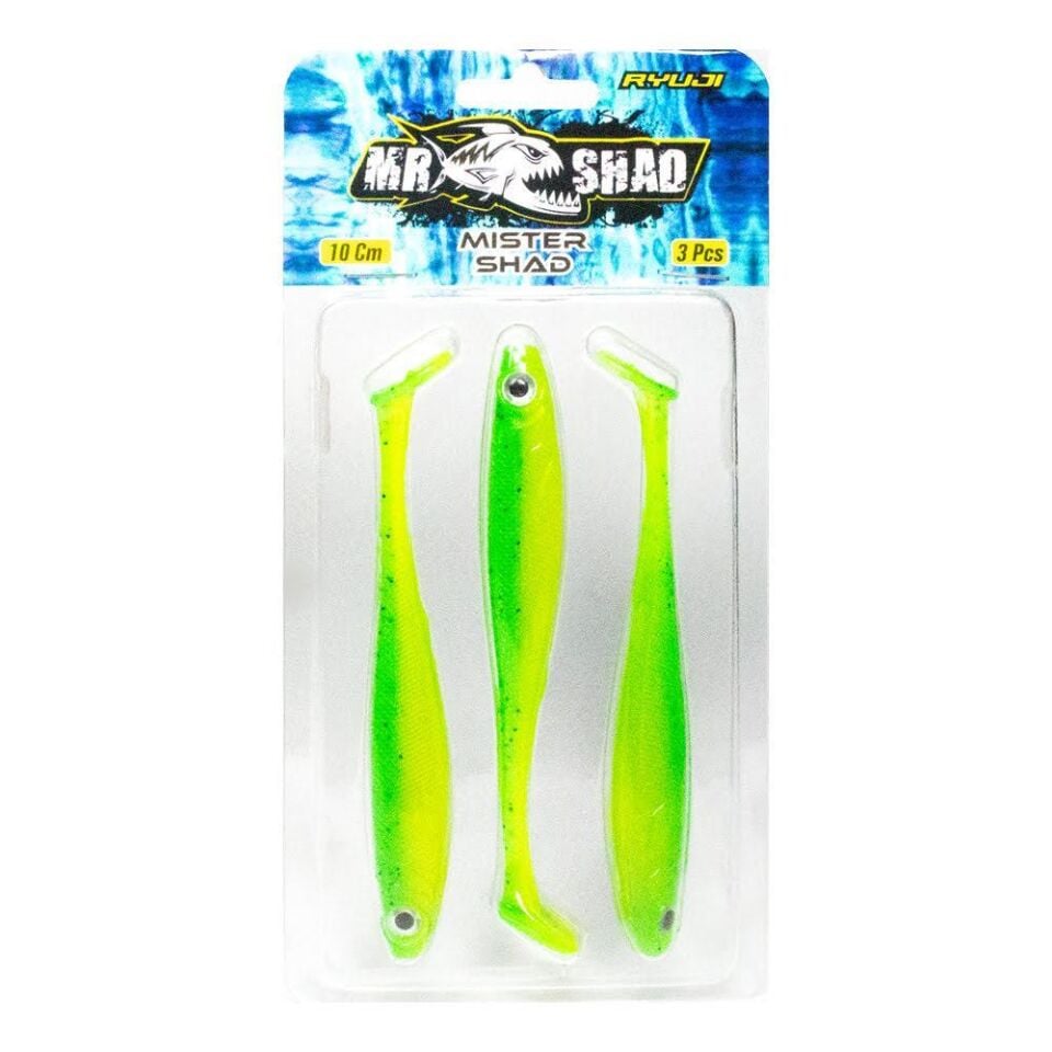 Ryuji Mister Shad 10cm 7gr Silikon Yem