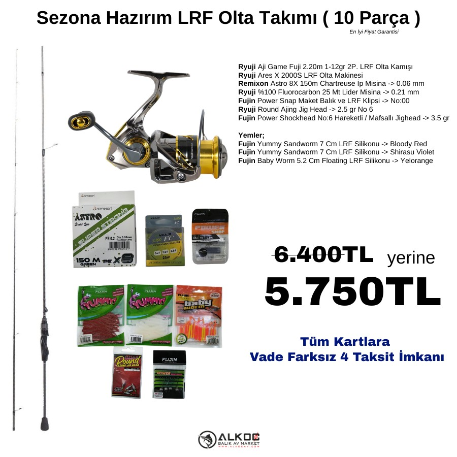 Sezona Hazırım LRF Olta Takımı ( 10 Parça )