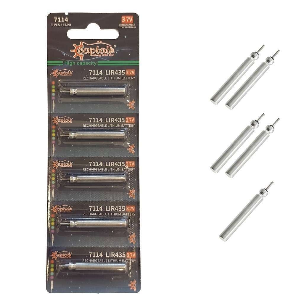 Captain 7114 Fosfor ve Şamandra İçin Şarj Olan PİL (1 Adet)