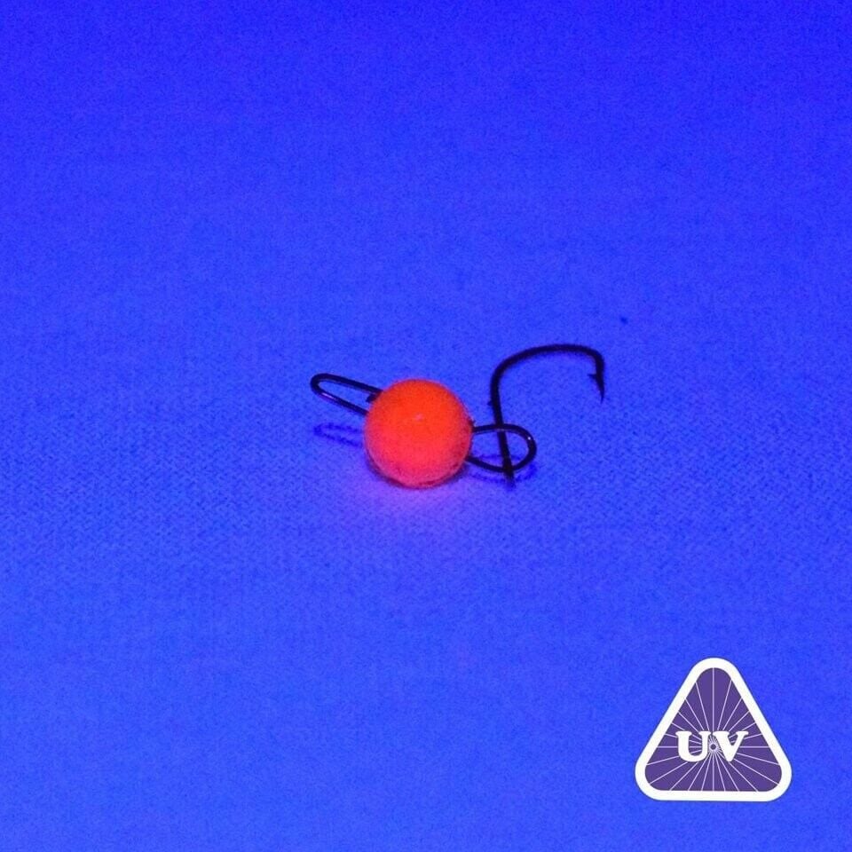 Spiinx Cannon Ball UV Turuncu Jig Head