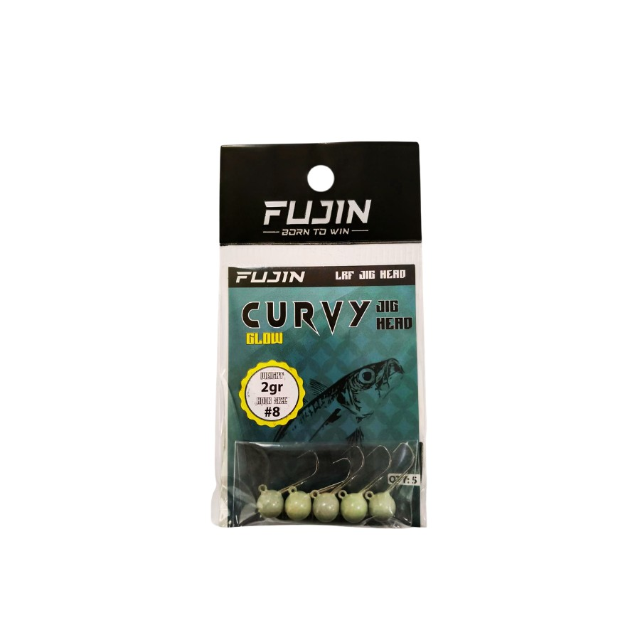Fujin Curvy Glow Jig Head