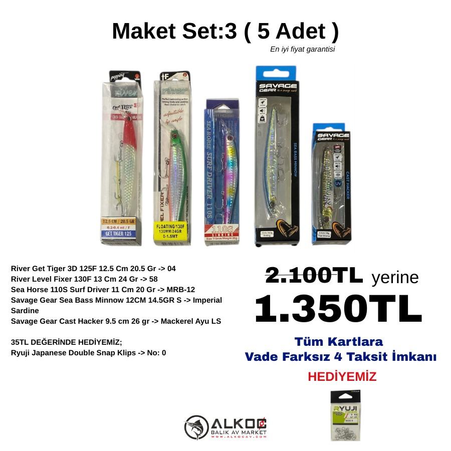 Maket Set No:3 ( 5 Adet )