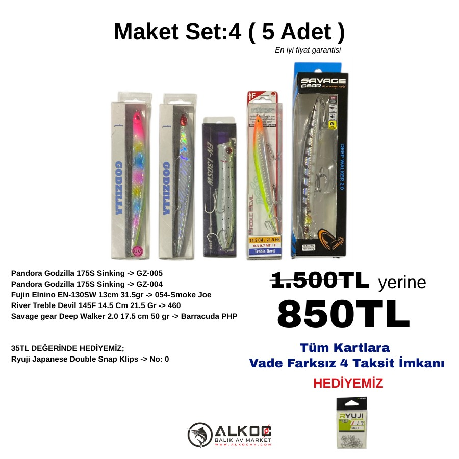 Maket Set No:4 ( 5 Adet )
