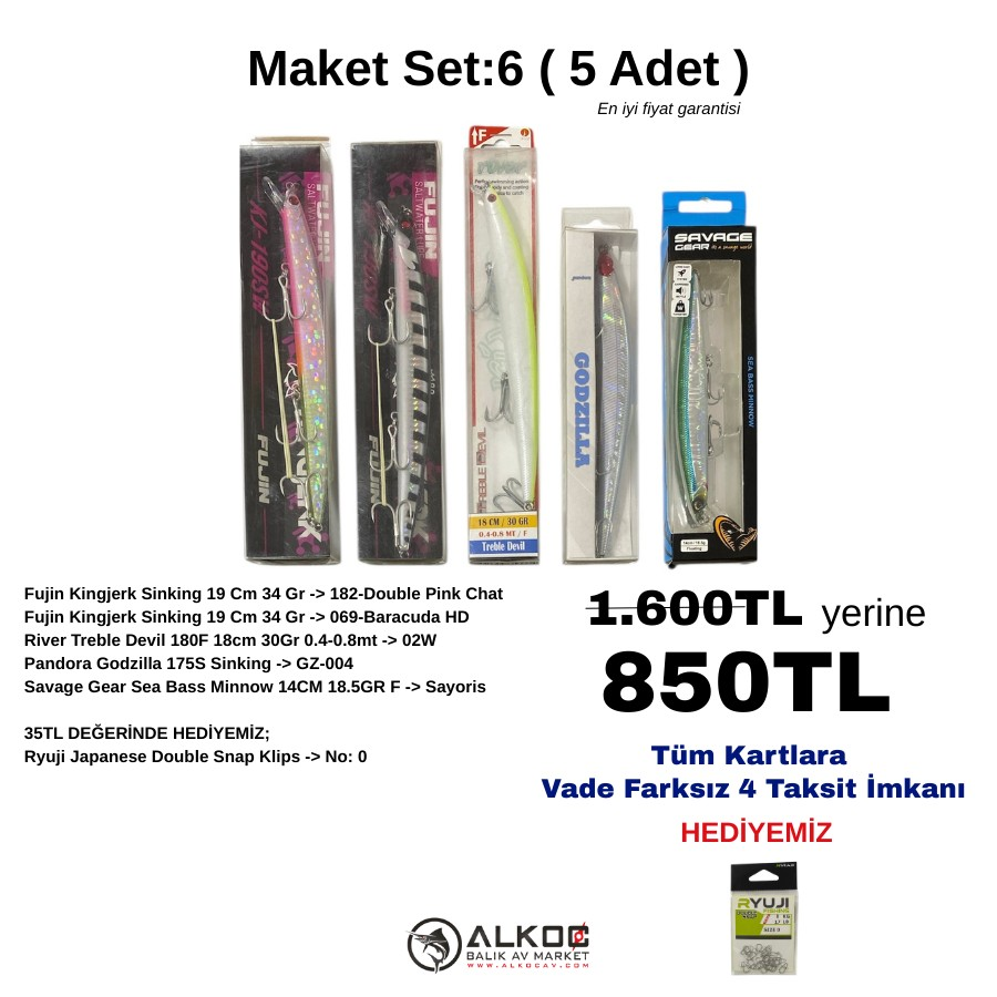 Maket Set No:6 ( 5 Adet )