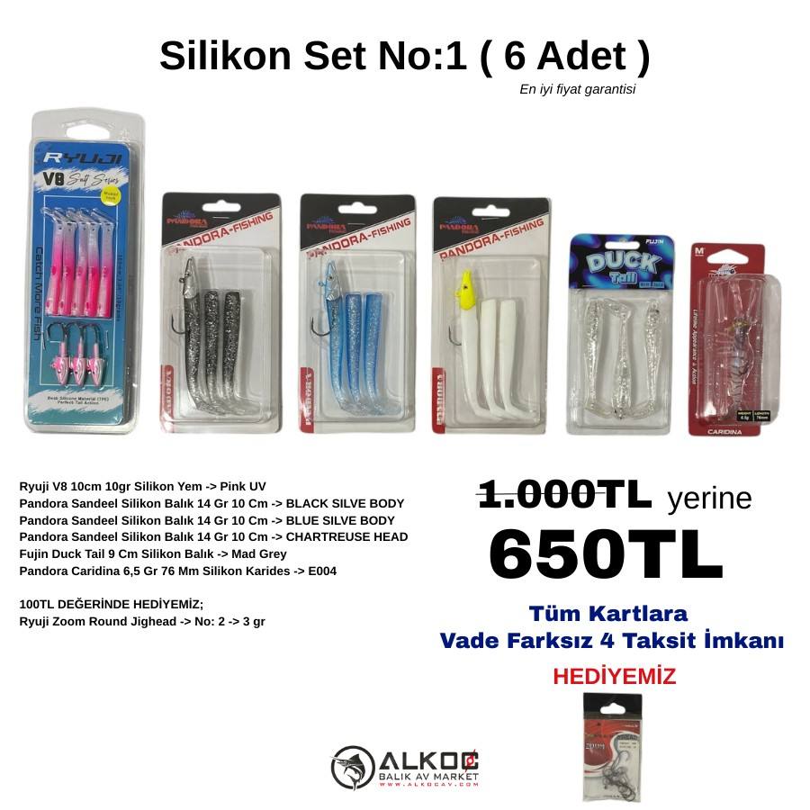 Silikon Set No:1 ( 6 Adet )