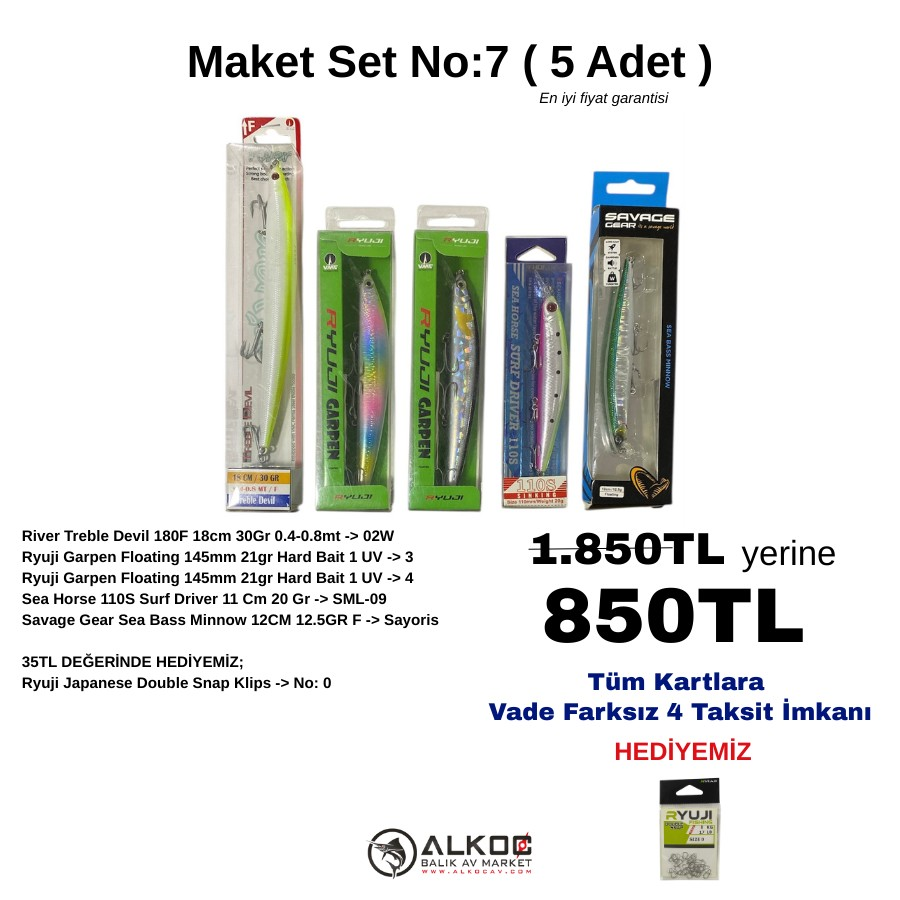 Maket Set No:7 ( 5 Adet )