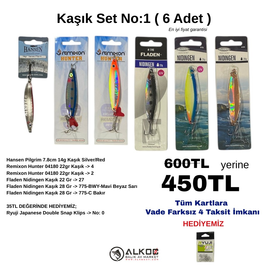 Kaşık Set No:1 ( 6 Adet )