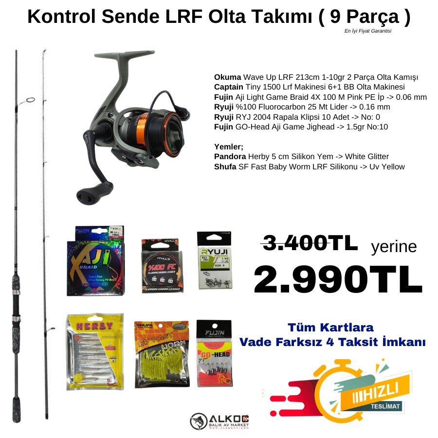 Kontrol Sende LRF Olta Takımı ( 9 Parça )