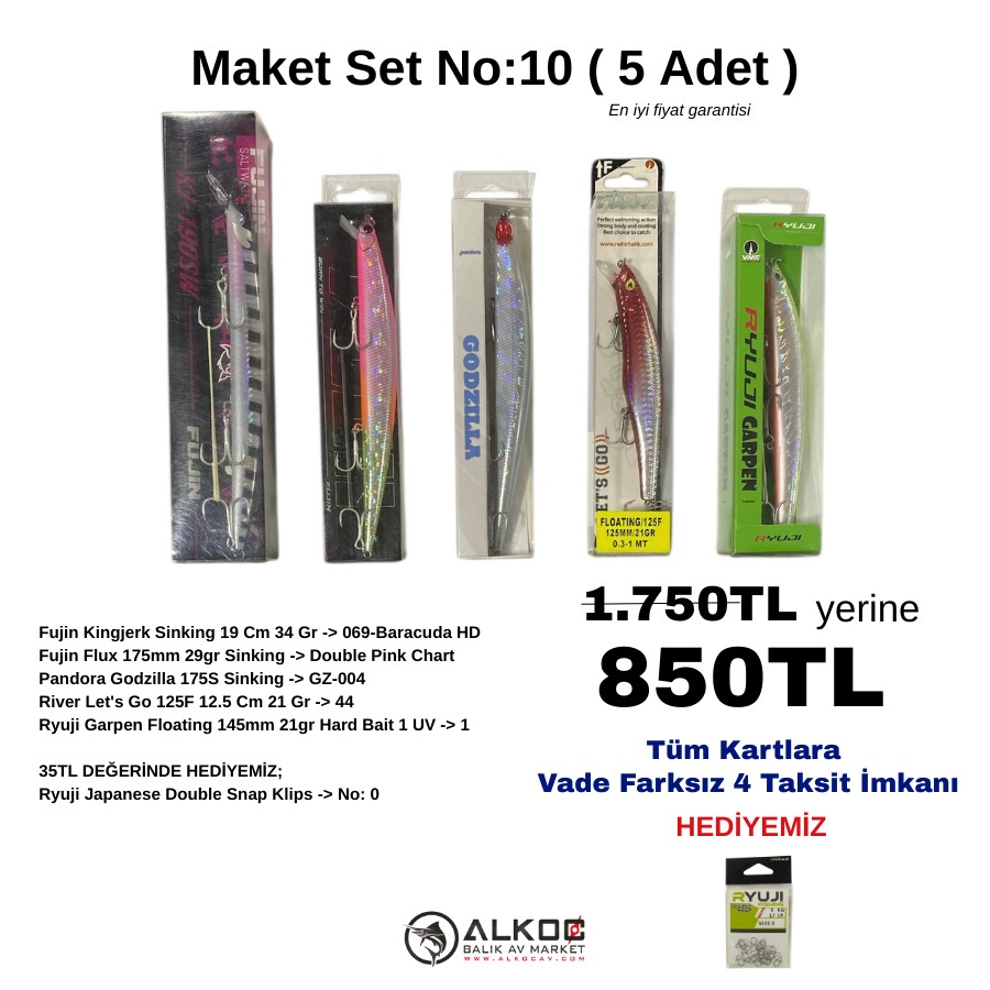 Maket Set No:10 ( 5 Adet )