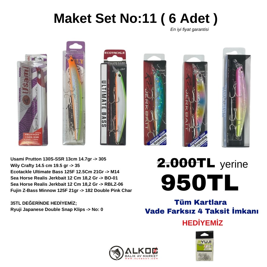 Maket Set No:11 ( 6 Adet )