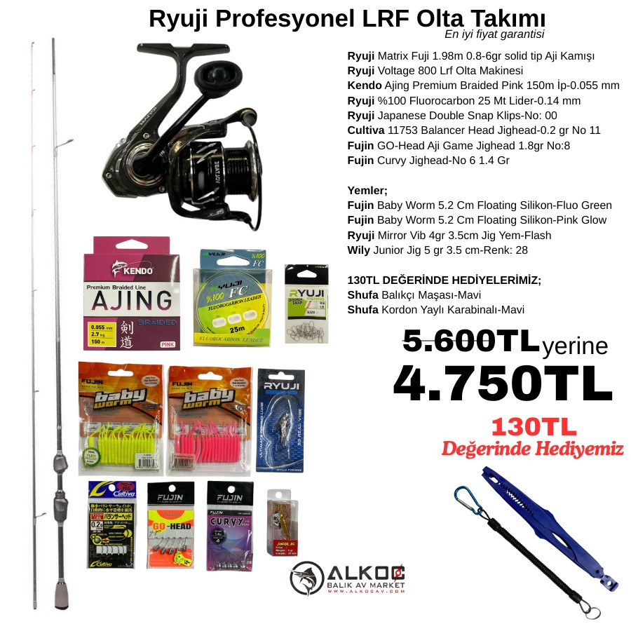 Ryuji Profesyonel LRF Olta Takımı