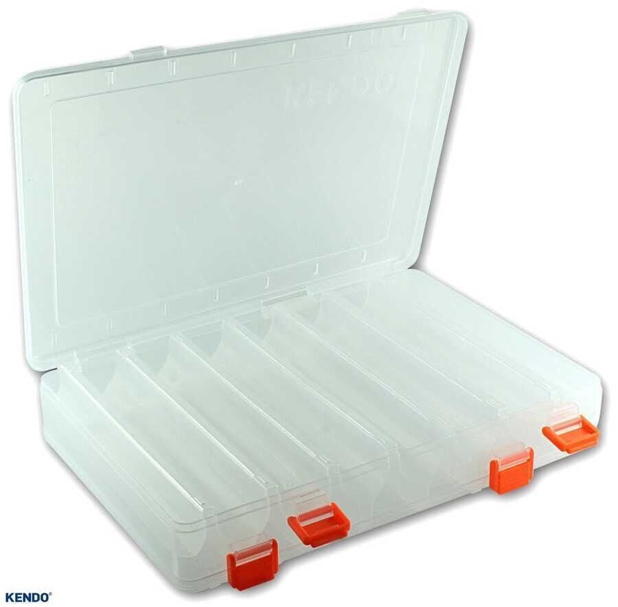 Kendo Çift Taraflı Suni Yem Kutusu 17cm Turuncu