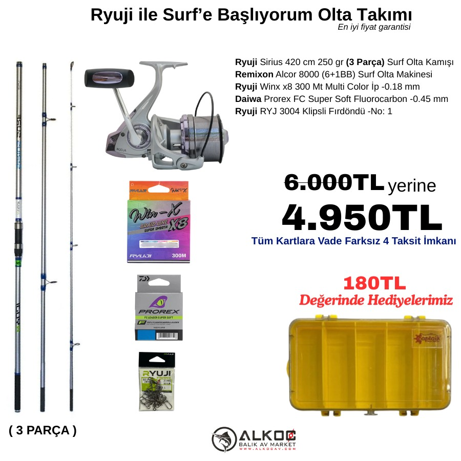 Ryuji ile Surf’e Başlıyorum Olta Takımı