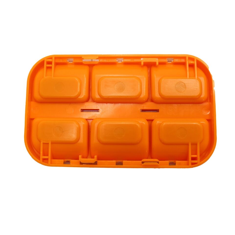 Captain 7242 Mıknatıslı LRF Mini Malzeme Kutusu 11x7x1.5cm Turuncu